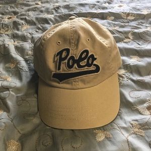 Polo brown hat.